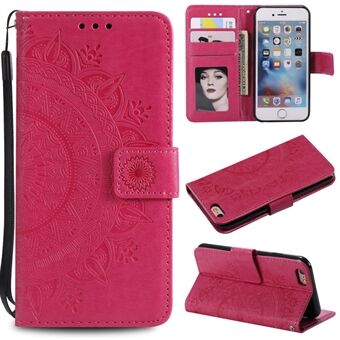 Imprint Flower Leather Wallet Case for iPhone 6s/6 