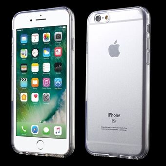 Blankt holdbart blødt TPU-geletui til iPhone 6s / 6  - Gennemsigtig