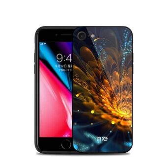 NXE TPU-mønstertrykglas Hybrid Slim Cover til iPhone 8/7/SE 2 (2020)