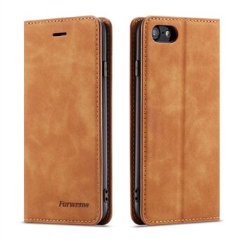 FORWENW Fantasy Series Silky Touch Leather Wallet Case for iPhone 7/8/SE (2020)/SE (2022)