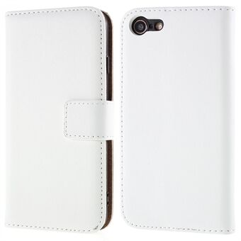 Stand Function Genuine Leather Wallet Flip Case with Secure Magnetic Closure for iPhone 8 / 7 / SE (2020) / SE (2022)