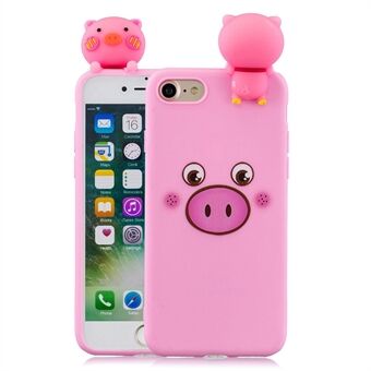 3D Doll Decor Soft TPU Mobile Phone Shell for iPhone 7 / iPhone 8 / iPhone SE 2020/2022