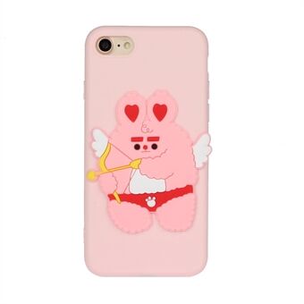 Animal Doll Coated TPU Phone Case for iPhone 7 / iPhone 8 / iPhone SE 2020/2022