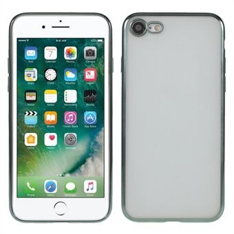 SULADA Natural Color Series Anti- Scratch galvanisering TPU mobiltelefon beskyttende cover til iPhone 7/8/SE (2. generation)