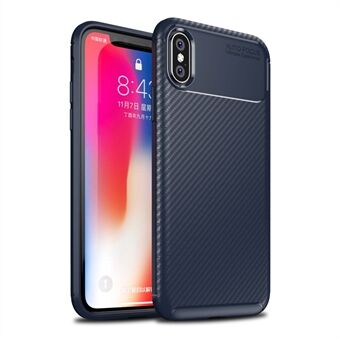 TPU Case for iPhone X/XS  Beetle Series Carbon Fiber TPU Protection Mobile Phone Cover