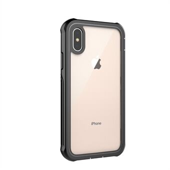 Full Body Protection Hard PC Protection Shell Indbygget PET-skærmfilm til iPhone XS/X