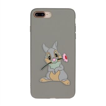 Animal Logo Decor TPU Phone Case Cover for Apple iPhone 7 Plus/8 Plus 