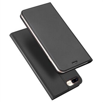 DUX DUCIS Skin Pro Series til iPhone 8 Plus / 7 Plus Business Phone Læder Kortholder Cover Shell med Stand
