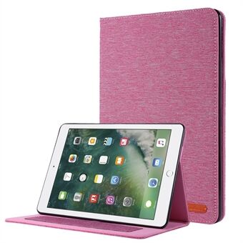 For iPad  (2018)/(2017) /iPad Air (2013)/Air 2 Tablet Case Cloth Texture Leather Protective Cover with Card Slots Stand