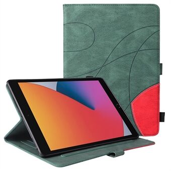 Dobbeltfarvet splejsning af skin Touch-kort Slots Design Velbeskyttet magnetisk lukning Anti-drop tablettaske med Stand til iPad Air (2013)/Air 2/ (2017)/(2018)