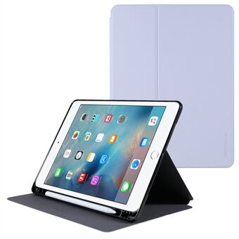 X-LEVEL Folio Stand Litchi Texture PU Læder Auto Wake/Sleep Cover med blyantholder til iPad (2017)/(2018)/Air (2013)/Air 2/iPad Pro  (2016)