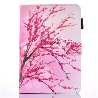 For iPad 9.7 (2018) / 9.7 (2017) Pattern Printing Leather Card Holder Tablet Case