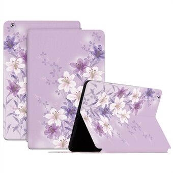 Til Apple iPad Air (2013) / Air 2 / iPad  (2017) / (2018) / Pro  (2016) Blomstermønster trykt Auto Wake / Sleep Funktion Justerbar Stand PU Læder Tablet Cover Protector