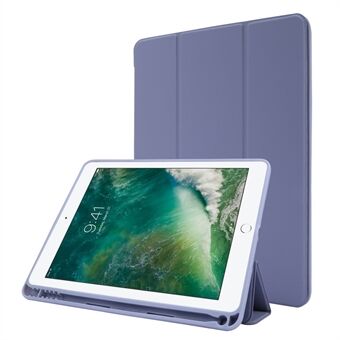 Til iPad Air (2013) / Air 2 / 9,7-tommer (2017) / 9,7-tommer (2018) Stand Følelse af stødsikker tabletcover PU-læder + TPU Tri-fold Tablet-etui med kuglepen