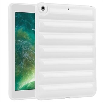Til iPad 9,7-tommer (2017)/(2018)/iPad 5/6 tablettaske Candy Color Down Jacket Texture TPU-cover