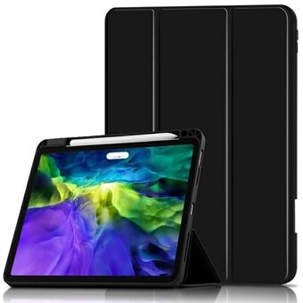 Autoabsorberet Smart Auto Sleep/Wake Up Tablet Stand Case Cover med Pen Slot til iPad Pro  (2021/2020/2018) - Sort