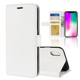 Crazy Horse Wallet Leather Stand Case for iPhone XR 