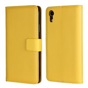 Til iPhone XR  ægte split læder Stand Wallet Flip Cover Cover