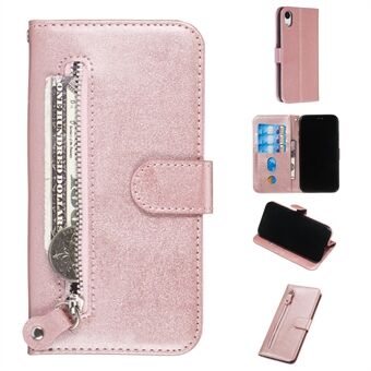 Lynlås lomme Fashion tegnebog Stand flip læder telefon cover til iPhone XR 6,1 tommer