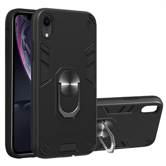 Detachable 2-in-1 PC + TPU Combo Phone Shell with Kickstand for iPhone XR 