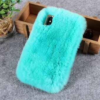 Assorted Color Soft Fur Coated TPU Phone Back Case for iPhone XS Max 