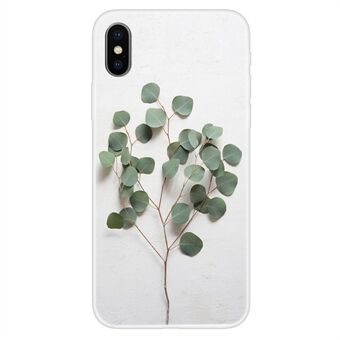 For iPhone XS Max  Pattern Printing Soft TPU Case
