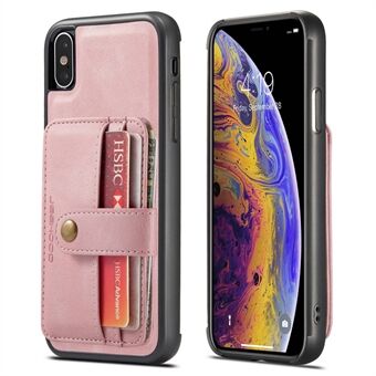 JEEHOOD Anti-Scratch Phone Case for iPhone XS Max  Shockproof Wallet Phone Cover Protector Support Wireless Charging/RFID Blocking
