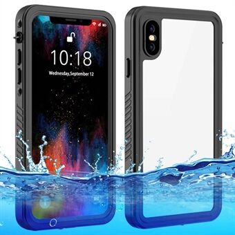 FS-serien til iPhone XS Max er et vandtæt dykkeretui med IP68-klassifikation, der beskytter hele telefonen mod støv og snavs.