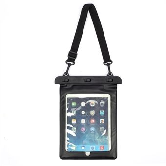 Universal vandtæt tablettaske undervandsskærm Touch Dry Bag op til 10 tommer