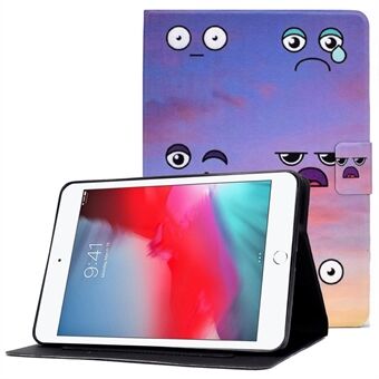 Til iPad mini (2019) /iPad mini 4/3/2/1 Mønstertryk PU-læder tablettaske Justerbart Stand Stødsikkert cover