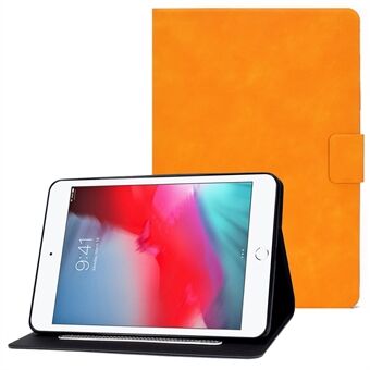 Til iPad mini (2019)  / iPad mini 4/3/2/1 Kohud Tekstur PU Læder Tablet Stand Case Kortholder Anti-ridsecover