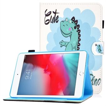 Syet stødsikker etui til iPad Mini / Mini 2 / 3 / 4 / mini (2019)  tablet lædercover Mønstertrykt magnetisk cover med Stand / kortpladser
