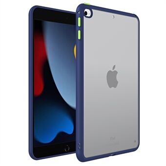 Til iPad mini 4 / mini (2019) 7,9 tommer PC+TPU-tablet-etui Mat gennemskinnelig Kontrastfarve-tabletcover