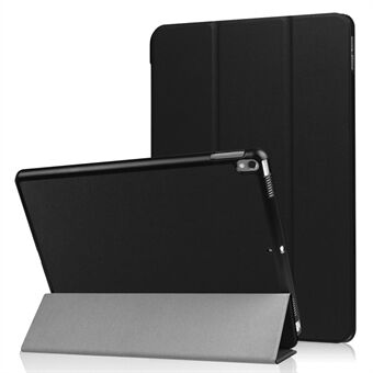 Til iPad Air 10.5 (2019) / Pro 10.5 (2017) Tri-fold Stand Læder Taske Tablet Cover - Sort