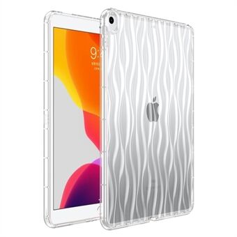 Anti-drop cover til iPad Air 10,5 tommer (2019) Wave Texture Transparent TPU Tablet beskyttelsescover
