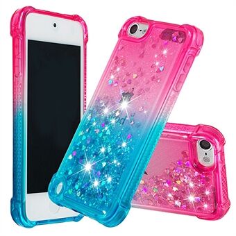 Gradient Glitter Powder Quicksand TPU etui til iPod Touch (2019) / Touch 6 / Touch 5