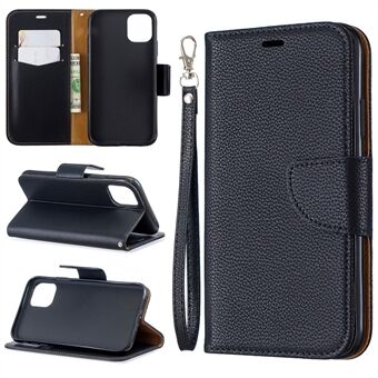 Litchi Texture Leather Wallet Stand Mobiltelefon Taske til iPhone 11  (2019)