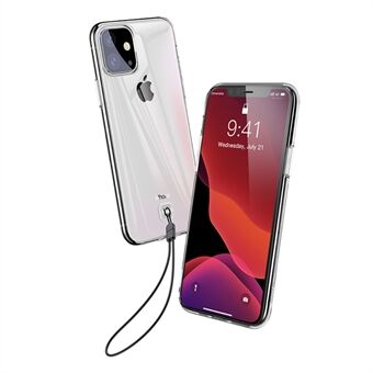 TPU Klar BASEUS telefonbeskyttelsesetui med rem til Apple iPhone 11 6.1 tommer (2019)