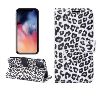 Leopard Texture Wallet Leather Case with Stand Phone Cover for iPhone 11 