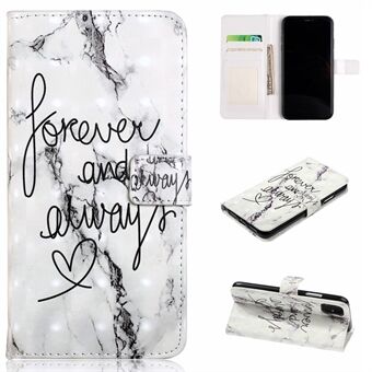 Pattern Printing Light Spot Decor Stand Wallet Leather Phone Cover for iPhone 11  (2019)