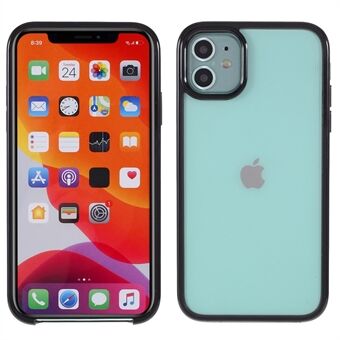 Velbeskyttet akryl + TPU hybrid stødsikker slikfarvet telefontaske til iPhone 11 