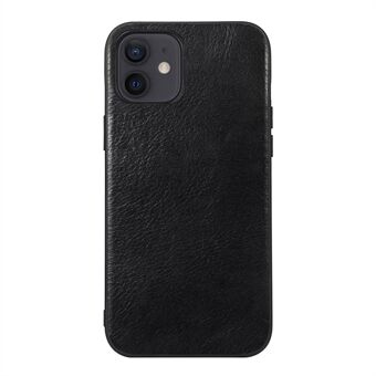 For iPhone 11  Crazy Horse Texture Protective Cover Genuine Cowhide Leather Well-protected PC + TPU Inner Phone Case