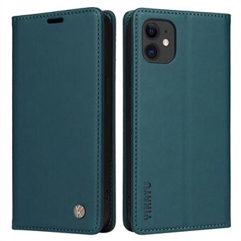 YIKATU YK- 001 Stand Wallet Case til iPhone 11 , magnetisk autolukkende PU læder TPU Drop-proof Folio Flip Case