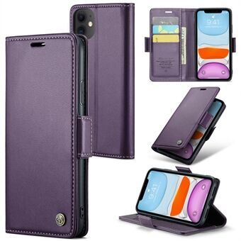 CASEME 023 Series Pung Telefon Etui til iPhone 11 PU Læder Flip Cover RFID Blocking Protective Case