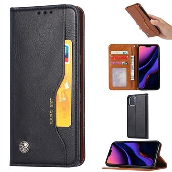 Auto-absorbed PU Leather Stand Wallet Case for iPhone 11 Pro  (2019)