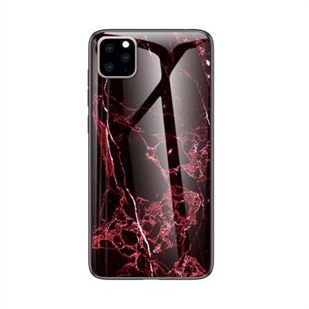 Marble Grain Pattern Tempered Glass PC + TPU Hybrid Shell for iPhone 11 Pro 