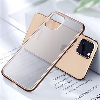 Electroplating Frame Matte Back TPU Phone Case Cover for iPhone 11 Pro 