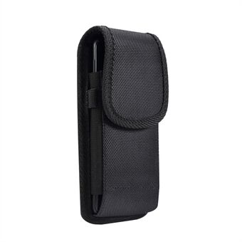 Universal Clip Oxford klud hængende talje taske kortholderpose mænd mobiltelefon taske til 4,7-5,0 tommer smartphones - sort