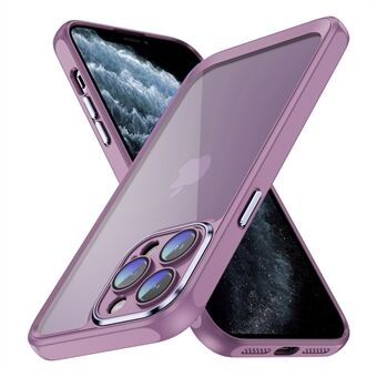 Til iPhone 11 Pro Transparency Akrylbagside + blødt TPU-cover Stødsikkert beskyttende telefoncover