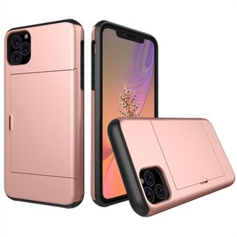Plastic + TPU Hybrid Card Holder Case for iPhone 11 Pro Max  (2019)